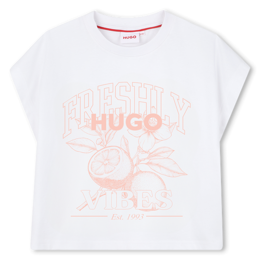 T-shirt à manches courtes BLANC