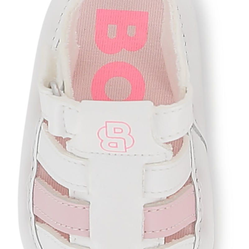 Sandales souples roses