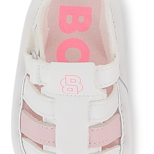 Sandales souples roses