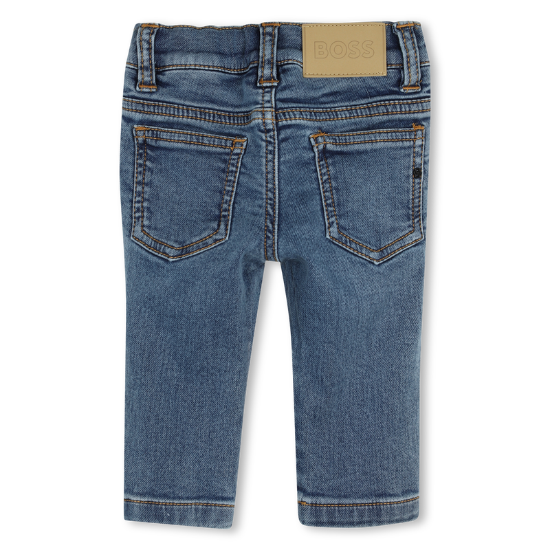 Jean en maille DOUBLE STONE+BLEACH