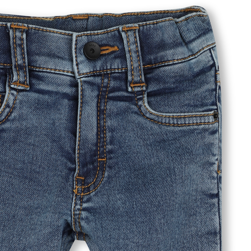 Jean en maille DOUBLE STONE+BLEACH