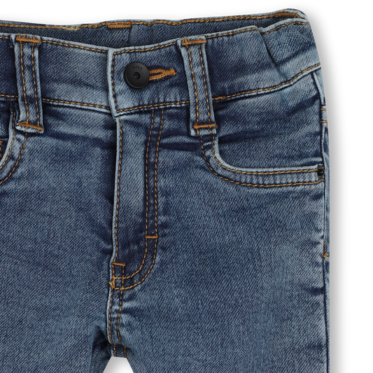 Jean en maille DOUBLE STONE+BLEACH