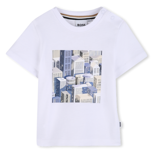 T-shirt à manches courtes BLANC