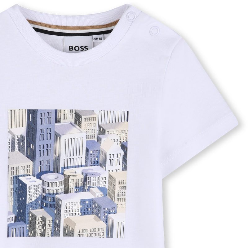 T-shirt à manches courtes BLANC