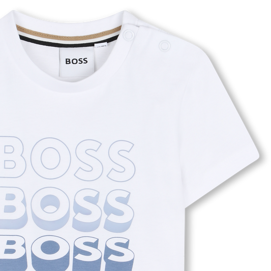 T-shirt à manches courtes BLANC