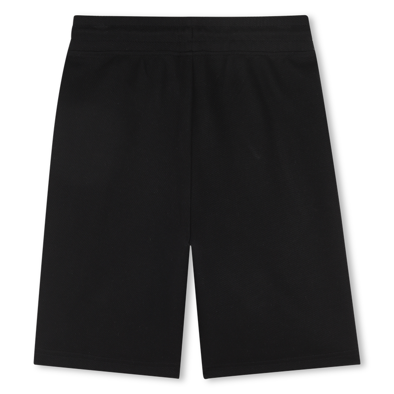 Bermuda en coton noir