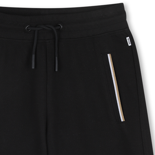 Bermuda en coton noir