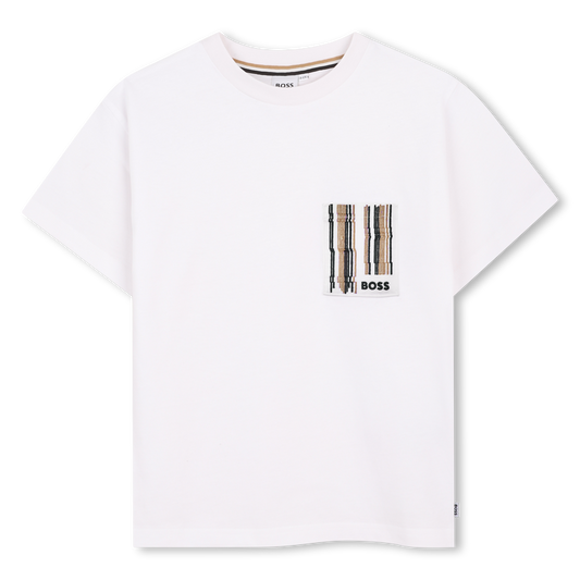 T-shirt à manches courtes BLANC