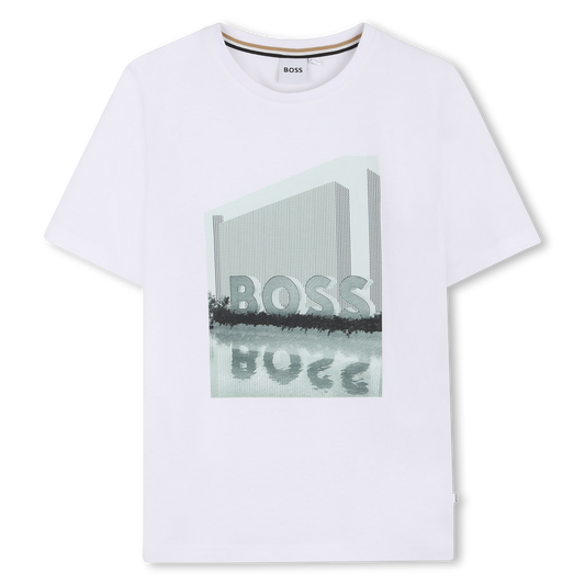 T-shirt à manches courtes BLANC