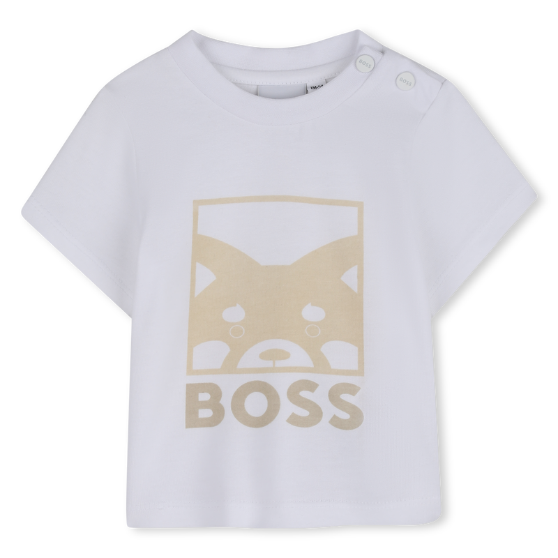 T-shirt à manches courtes BLANC