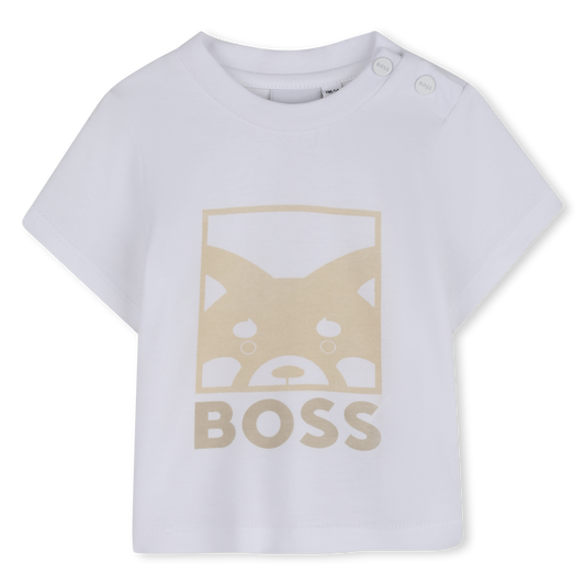 T-shirt à manches courtes BLANC