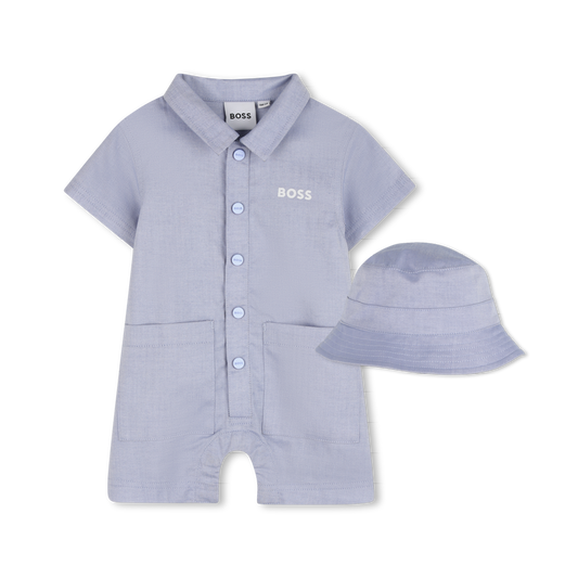 Ensemble combinaison + bob BLEU FANION
