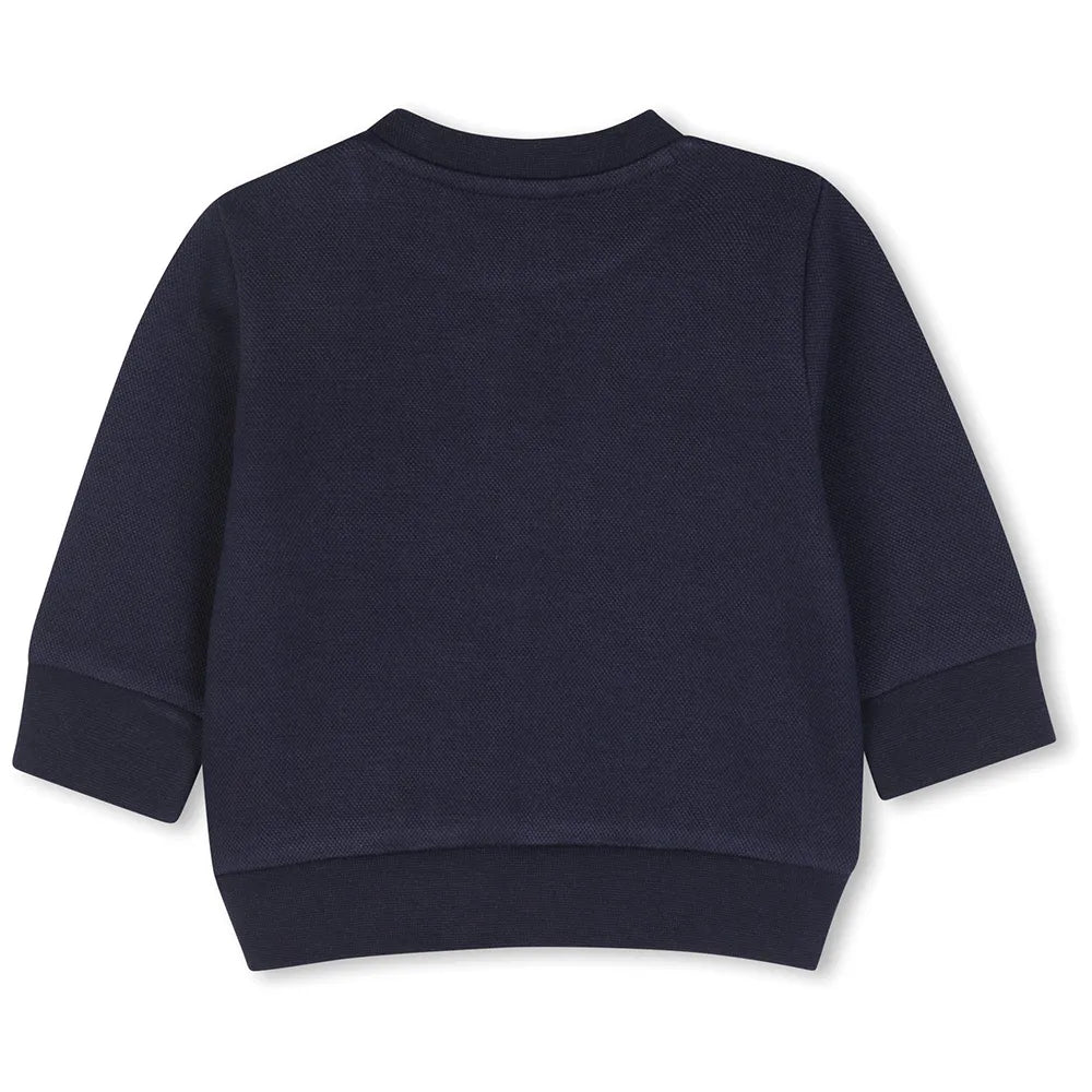 Sweat BOSS bébé garçon – Bleu marine
