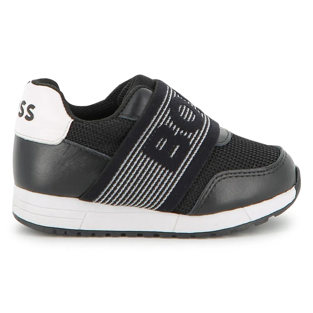Chaussures sans lacets BOSS bébé garçon – Noir