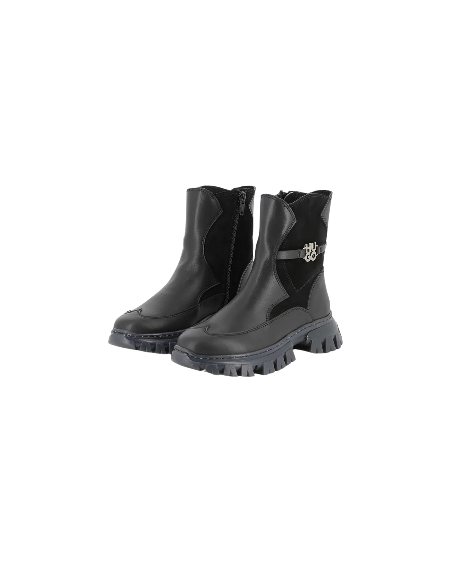 bottines hugo fille style rock et tendance vue droite