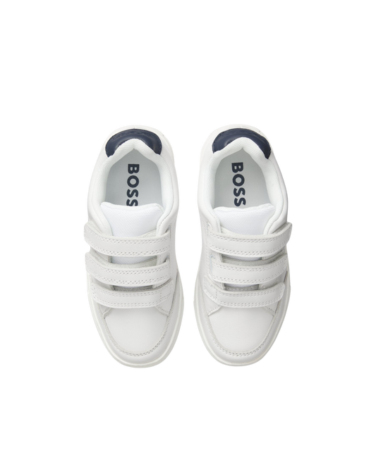 BASKETS BLANCHES ENFANT BOSS