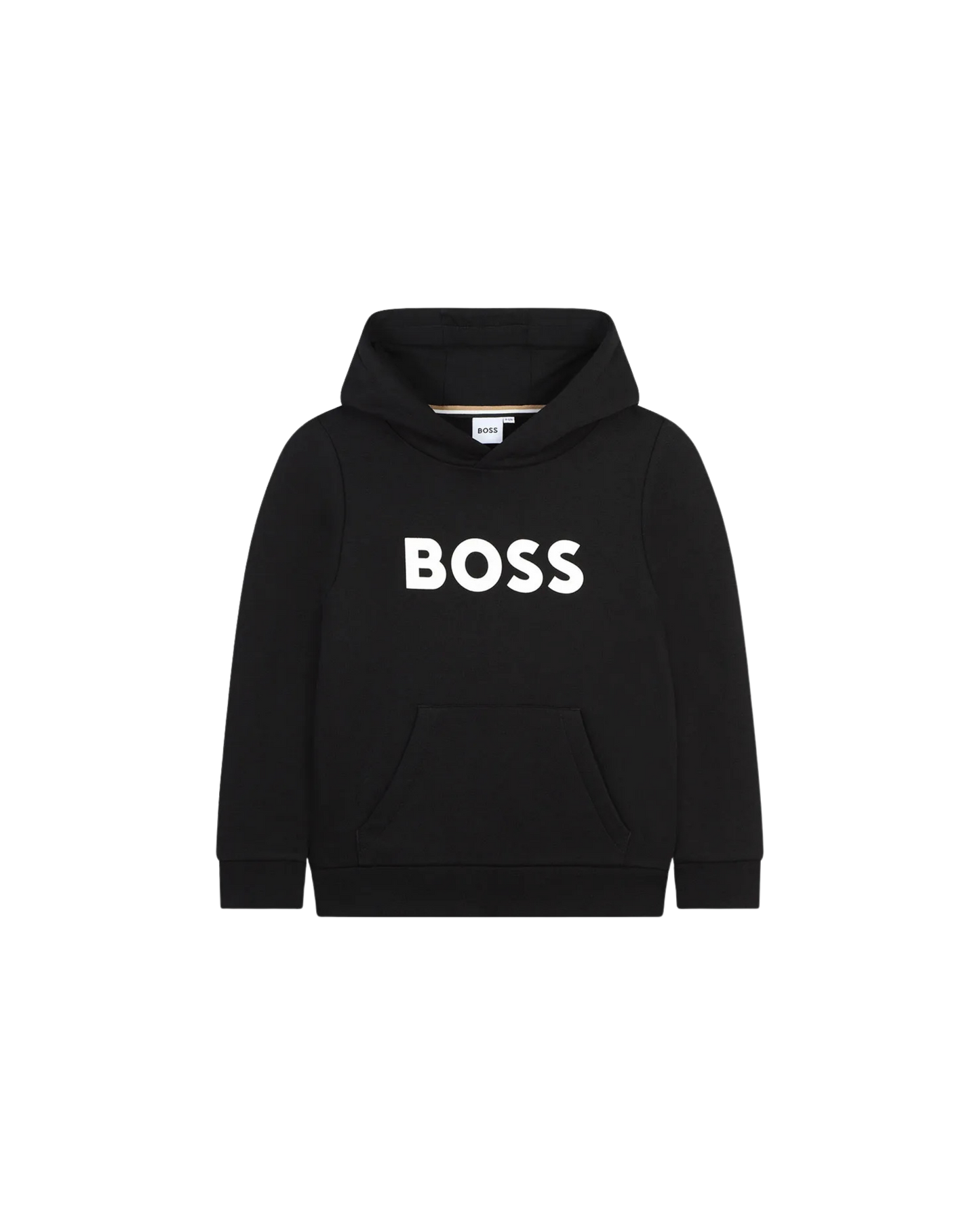 SWEAT À CAPUCHE NOIR ENFANT BOSS