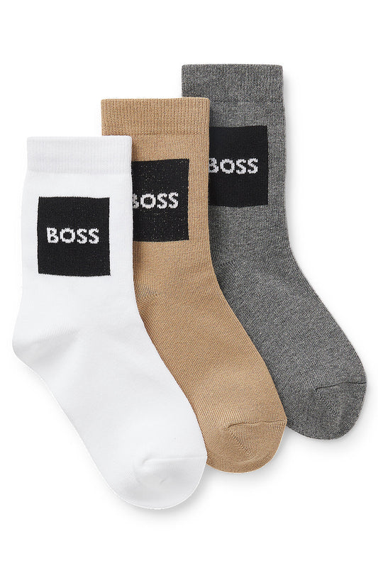 Lot de 3 paires de chaussettes BOSS garçon