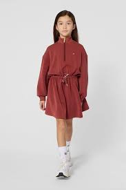 Robe zippée BOSS fille – Rouge