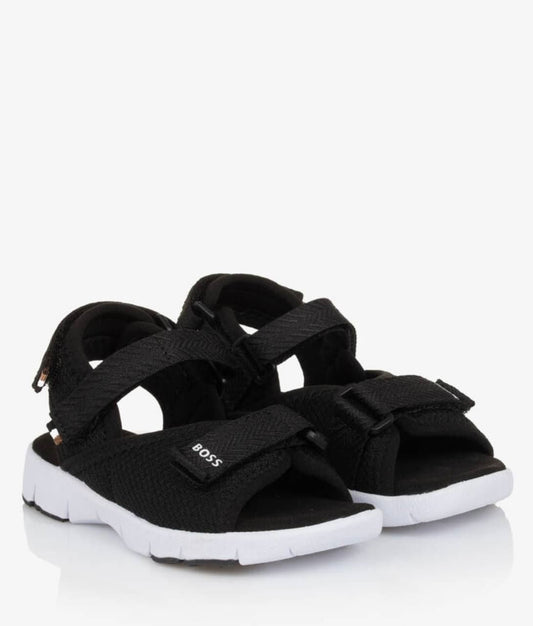 SANDALES BOSS NOIRES ENFANT – CONFORT & STYLE ESTIVAL