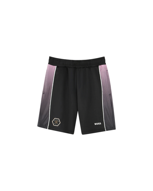 short sport boss enfant noir rose