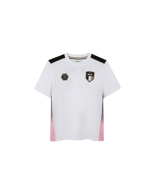 t shirt sport boss enfant blanc noir rose