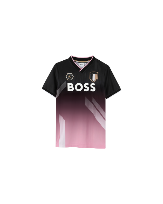 t shirt sport boss enfant noir rose
